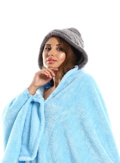 snooze Wearable Blanket Set 2 Pieces Combination Light/Grey 130x110cm  - Image 1