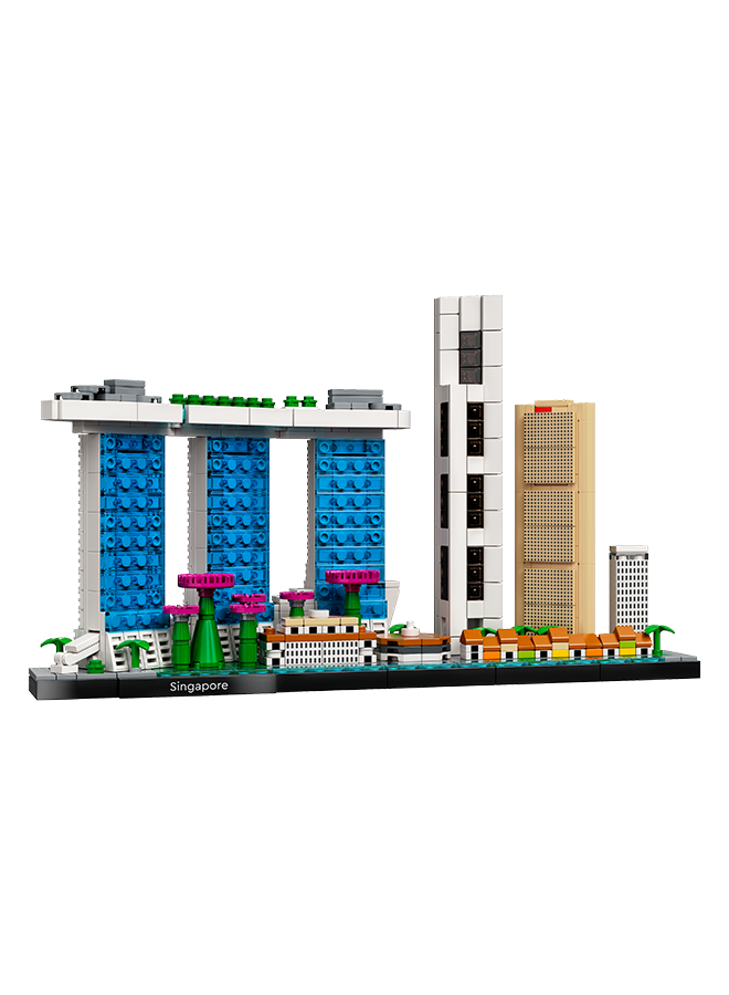 LEGO - 6379806 6379806 Architecture Skyline Collection: Singapore 21057 Building Kit; Collectible Build-And-Display Model For Adults; Gift Idea For Lovers Of Travel, History, Architecture And Craft Hobbies (827 Pieces) 827 18+ years - Image 1