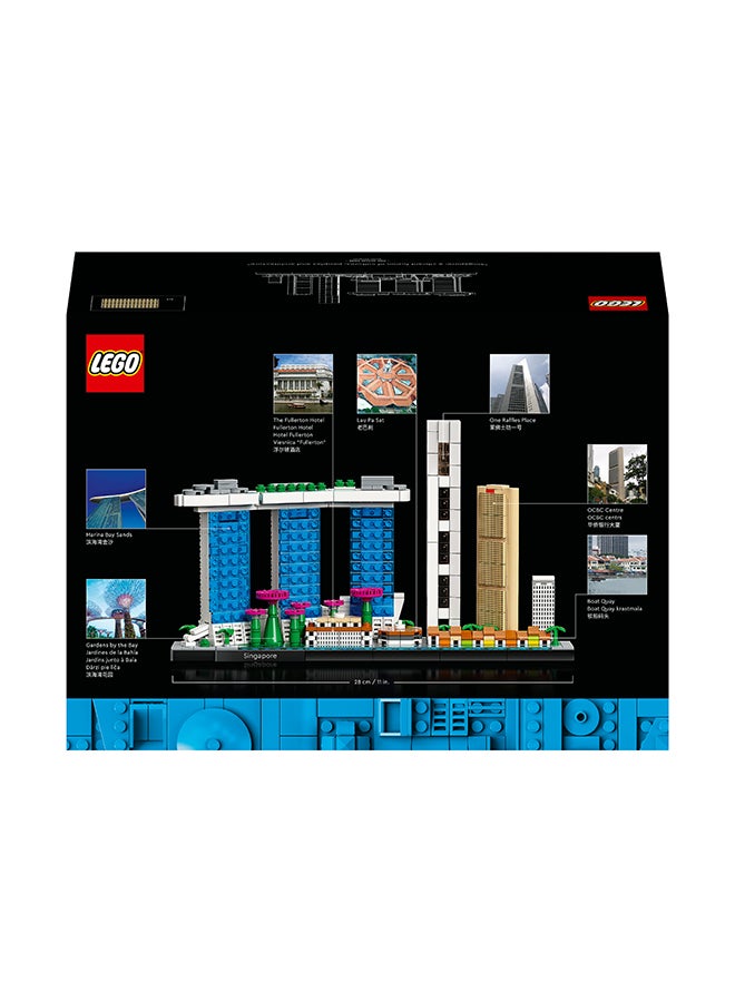 LEGO - 6379806 6379806 Architecture Skyline Collection: Singapore 21057 Building Kit; Collectible Build-And-Display Model For Adults; Gift Idea For Lovers Of Travel, History, Architecture And Craft Hobbies (827 Pieces) 827 18+ years - Image 1