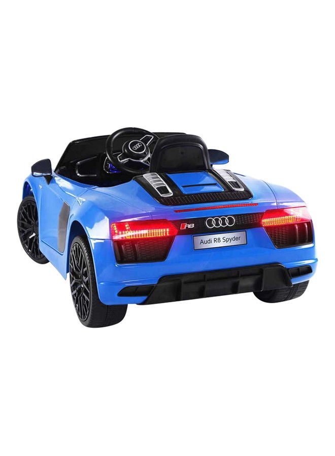 ميتس سيارة أودي R8 سبايدر للأطفال تعمل بالبطارية بقوة 12 فولت مع جهاز تحكم عن بعد - Image 2