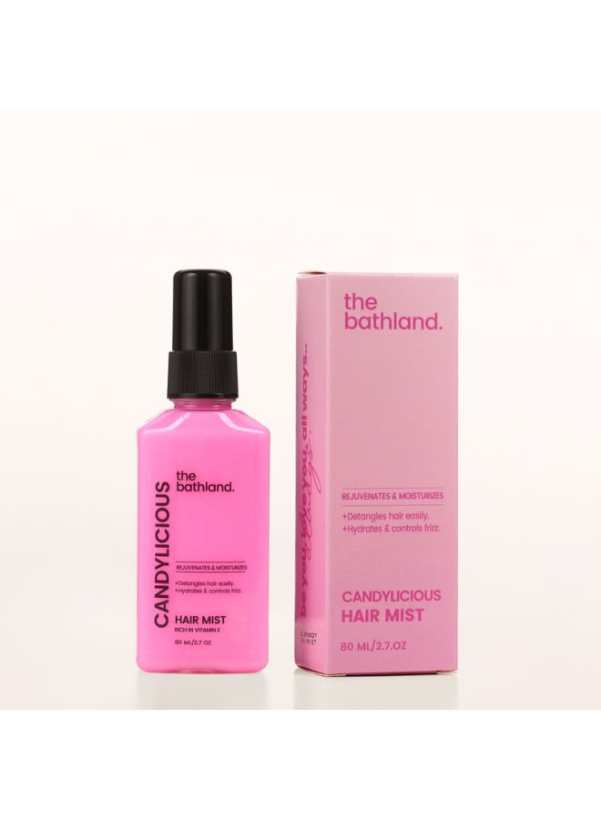 Thebathland Hair Perfume & Mist Candylicious - Pink 80ml