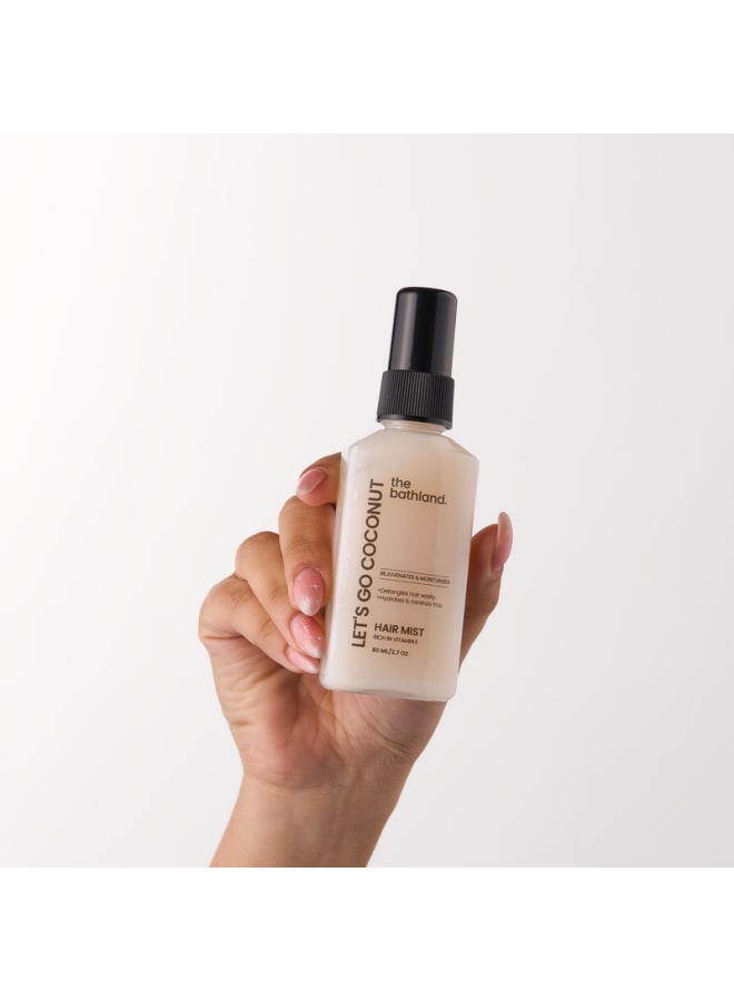 the bath land Thebathland Hair Mist Coconut - 80ml - Image 2