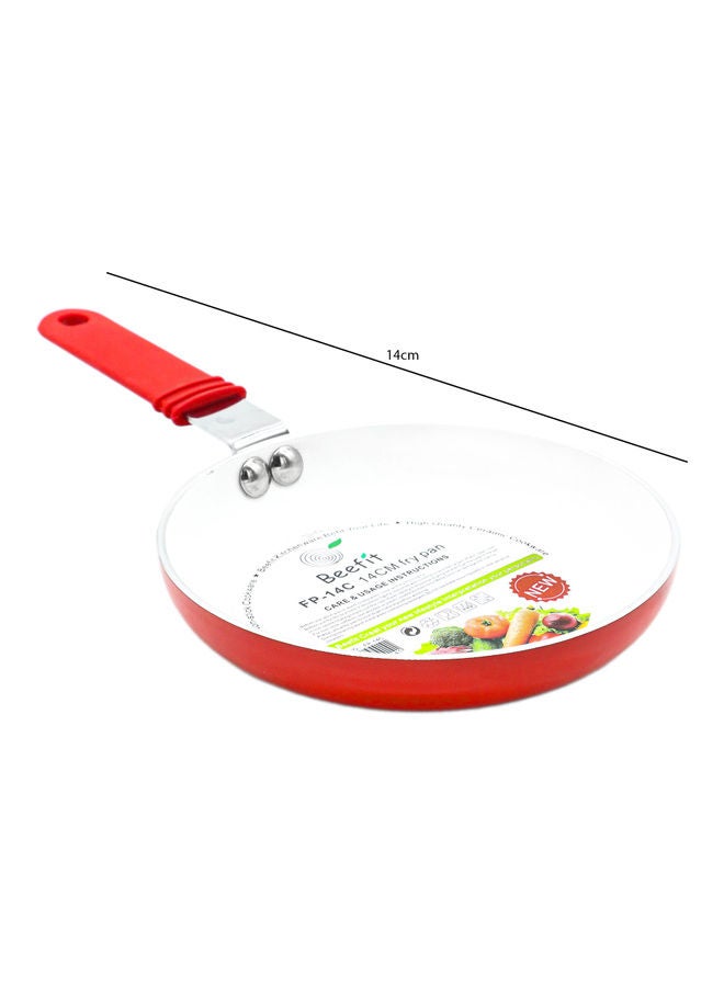 Beefit Premium Non-Stick Ceramic Fry Pan Red 14cmcm - Image 1