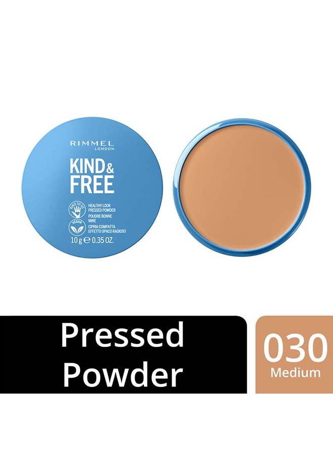 ريميل لندن كريم أساس بودرة مضغوطة كايند آند فري خالٍ من التلك 030 ميديام - Image 2