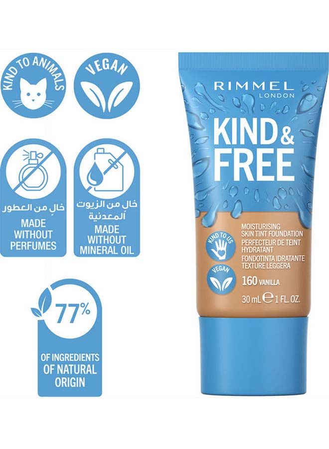 ريميل لندن كريم أساس كايند آند فري مرطب للبشرة – 160 – فانيليا - Image 4