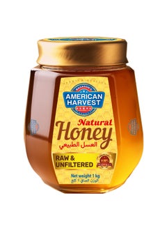 American Harvest Natural Honey Hexa Jar 1kg  - Image 1
