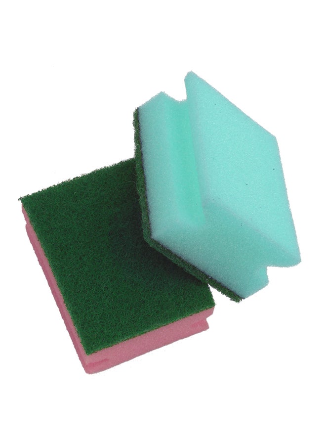APEX Finger-Safe Sponges - Super Absorbent, Heavy Duty, High Quality, Comfortable Grip and Durable 3 Pcs Multicolour 9x7x4cm  - Image 2