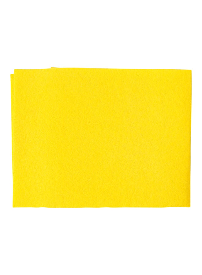 APEX - Yellow Floor Cloth - Multipurpose synthetic floor cloth, Long-Lasting, Efficient, Delicate and Super Absorbent Yellow 60x40cm - Image 1