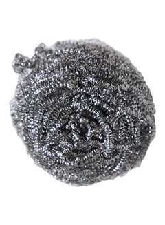 APEX Stainless Steel Wool Pads - Heavy duty, Long-Lasting and Removes Stubborn Dirts 2 Pcs Silver diam 8x5cm  - Image 4