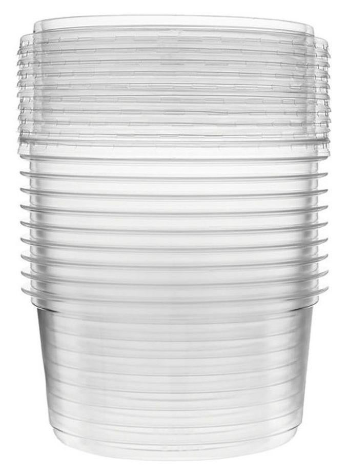 هوت باك 10 قطع من حافظات الأطعمة الباردة مع غطاء للحيوانات الأليفة شفاف - Image 1