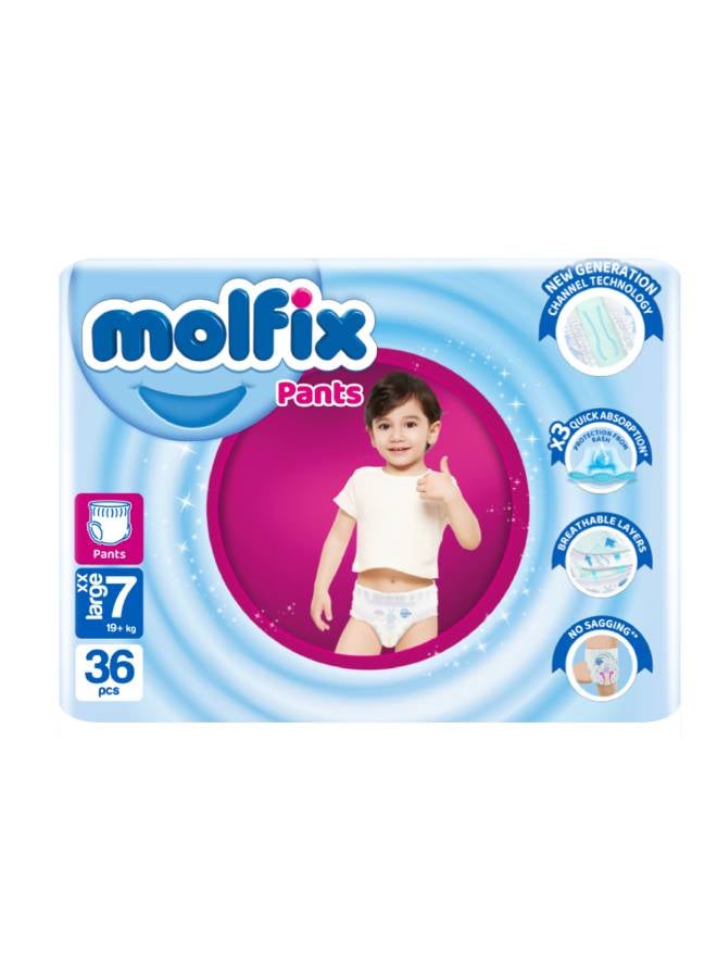 Molfix 36 Piece - Baby Diaper Size 7 - 19+ kg 