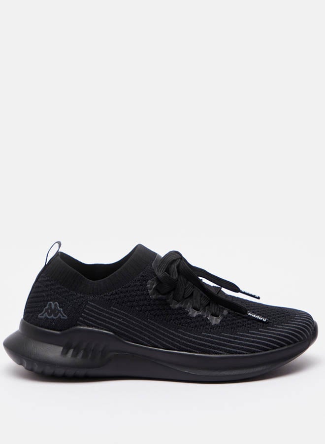 Kappa Women's Lace-Up Walking Shoes Black - Image 1