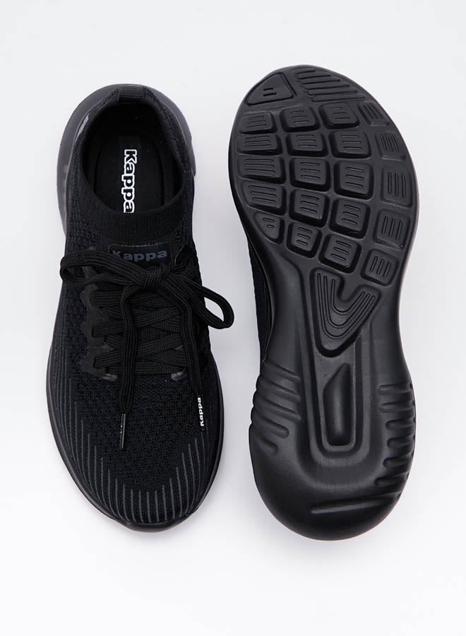 Kappa Women's Lace-Up Walking Shoes Black - Image 5