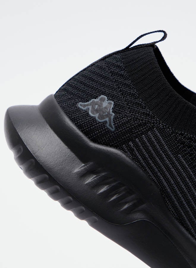 Kappa Women's Lace-Up Walking Shoes Black - Image 4