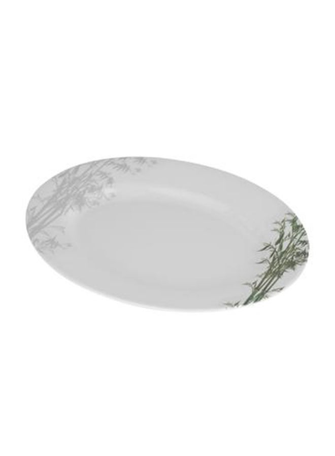 Royalford Versatile Lightweight Melamine Ware Oval Tray White 12inch  - Image 5