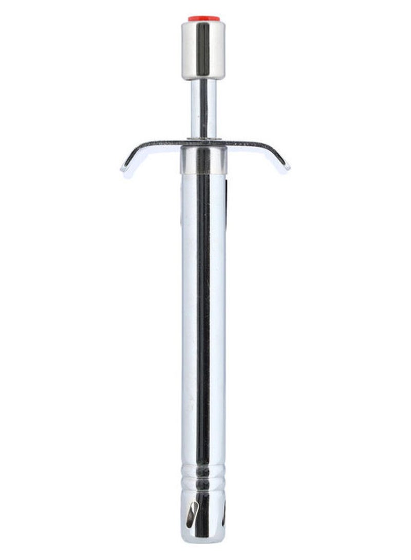 رويال فورد ولاعة غاز بتصميم قوي ومتقن - لون فضي - الأبعاد: 18.4 × 6.4 × 2 سم فضّي 18.4x6.4x2سم - Image 1