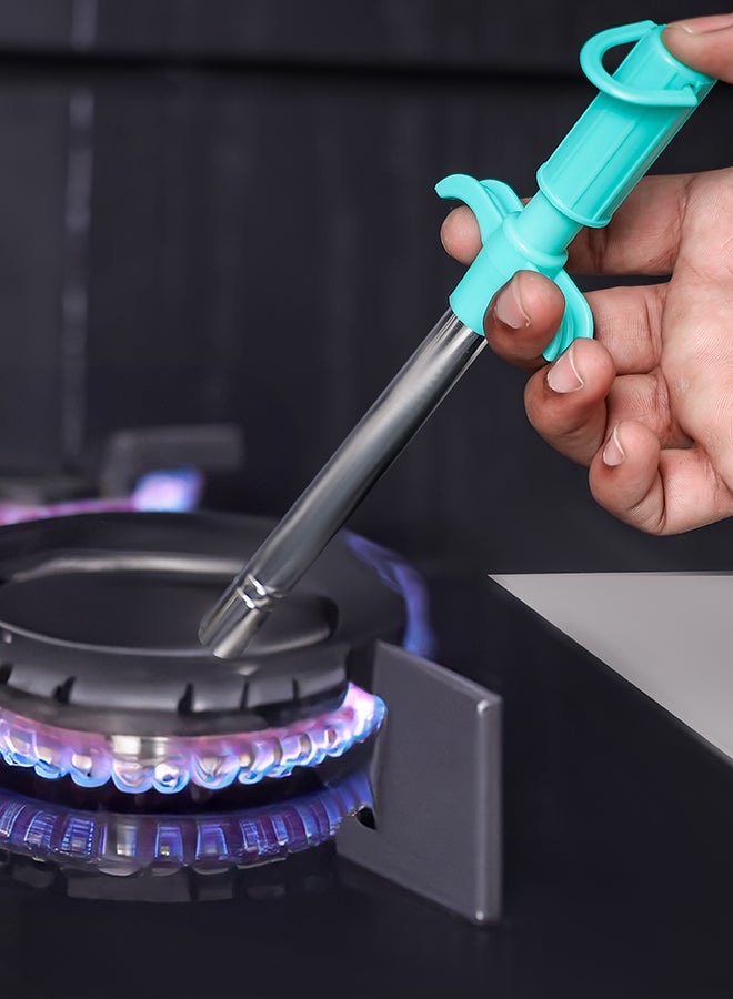 Royalford - Gas Lighter Elegant Slim Design Strong And Sturdy Design Thicker Gauge For High Durability Easy Grip Handle Premium Quality Material Assorted 21.2x6x3.3cm - Image 1