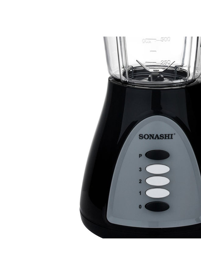 سوناشي - خلاط 3 في 1 مزود بوعاء غير قابل للكسر 2 kg 500 W SB-160N أسود - Image 1