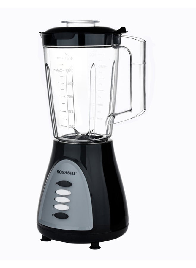 سوناشي - خلاط 3 في 1 مزود بوعاء غير قابل للكسر 2 kg 500 W SB-160N أسود - Image 1