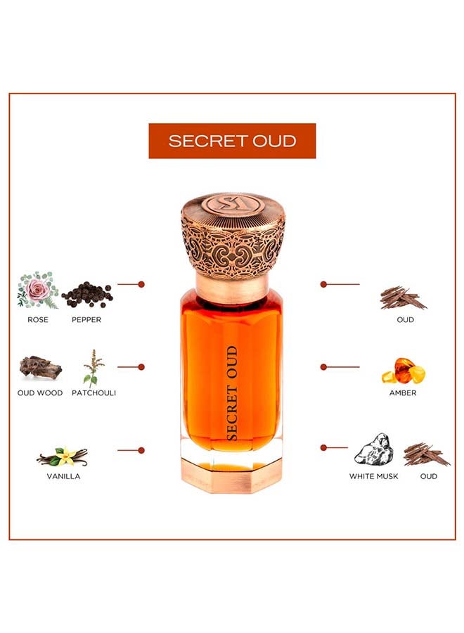 SWISS ARABIAN Secret Oud - Unisex Perfume Oil 12ml  - Image 3