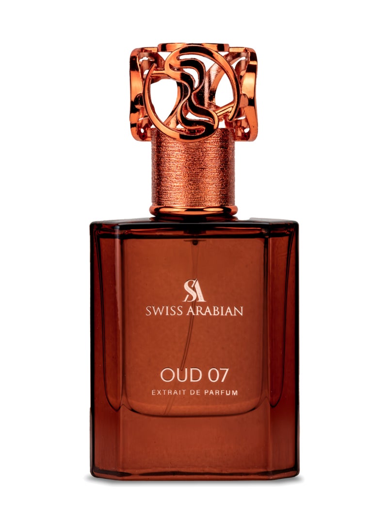 SWISS ARABIAN Oud 07 Extrait De Parfum Premium Quality Perfume, Unisex Fragrance, Oud, Gourmand, Luxurious Blend Perfume For Women And Men 50.0ml - Image 1