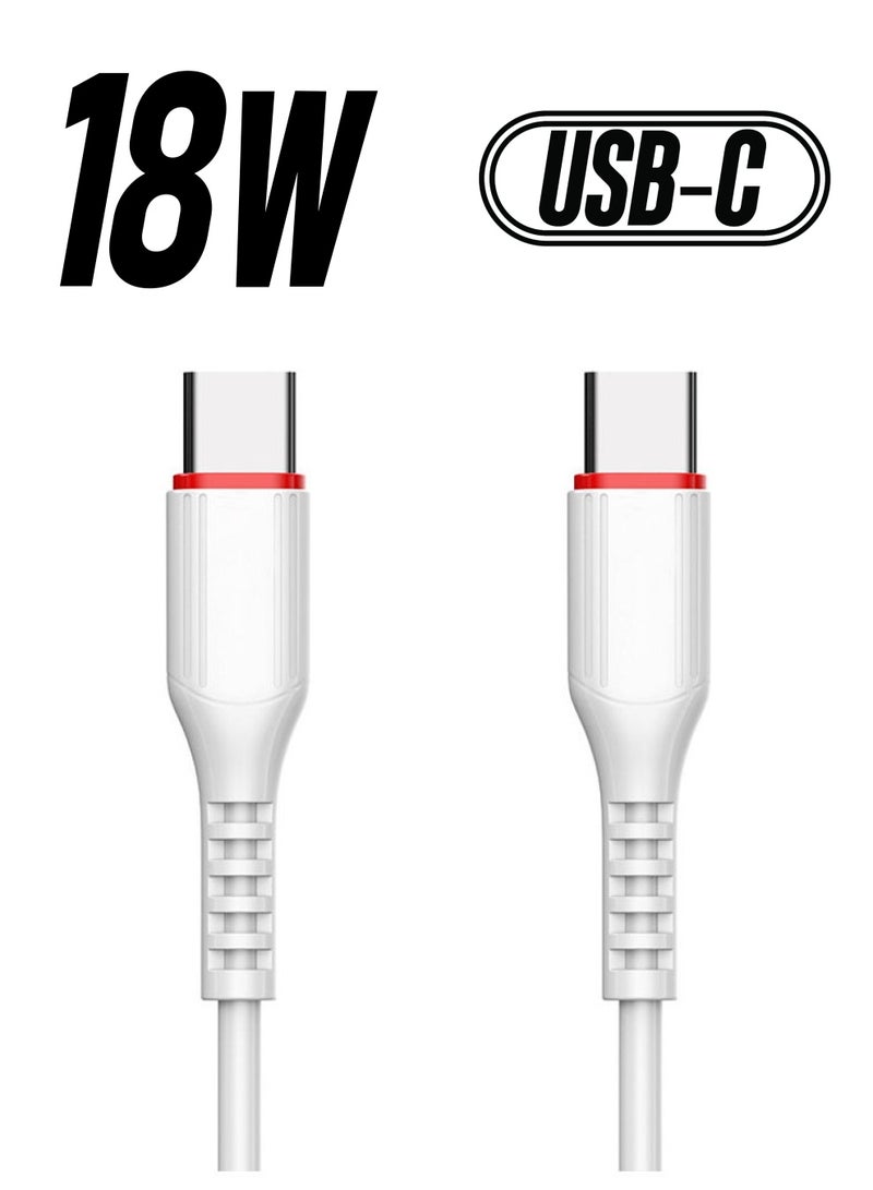 Jellico - MT10 Type C To C Charging Cable White - Image 1