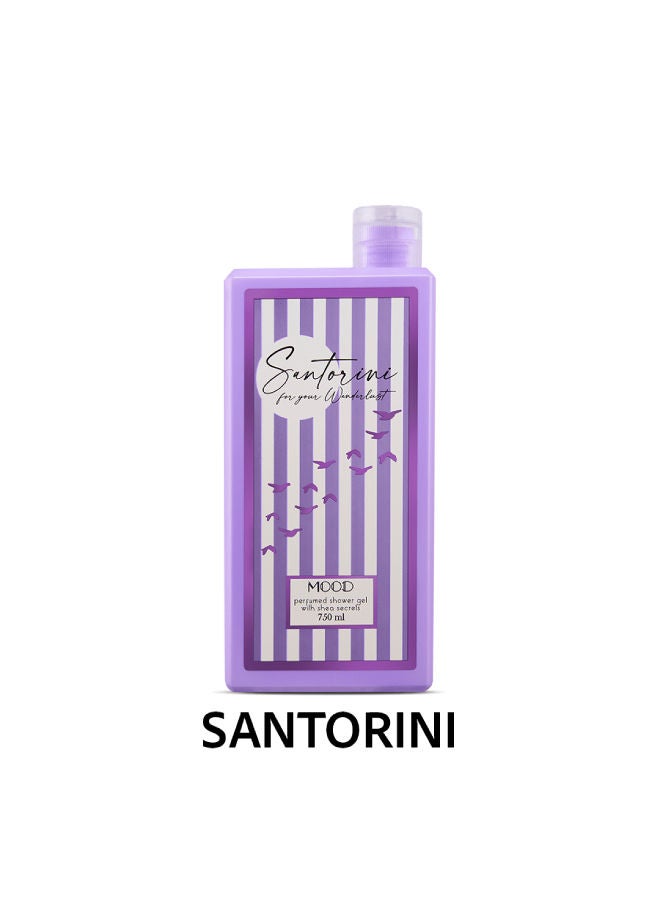 MOOD - MOOD SANTORINI SHOWER GEL 750grams - Image 1