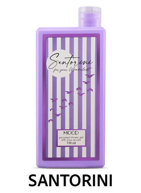 جل استحمام سانتوريني أرجواني سادة 750جرام