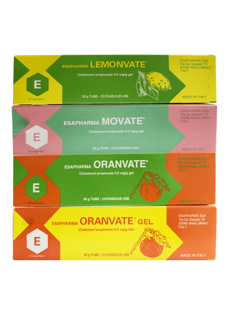 ESAPHARMA 4-Piece Whitening Gel/Cream Set 4 x 30grams