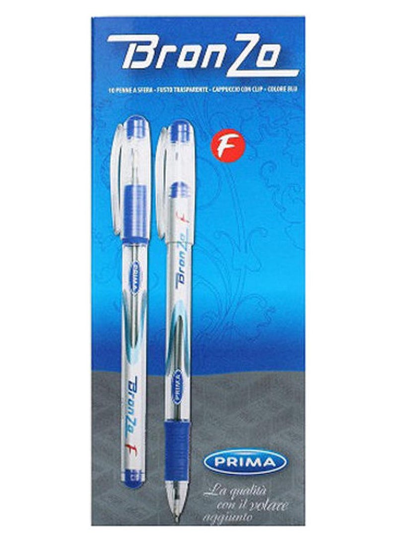 بريما قلم حبر جاف برونزو أزرق