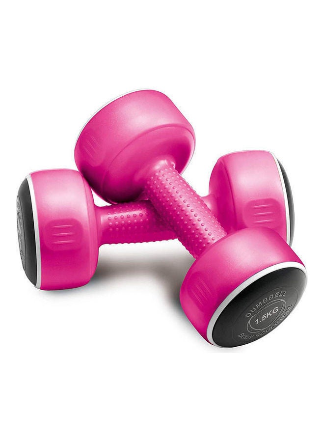 BODY SCULPTURE Vinyl Dumbbells 2×1.5kg - Image 1