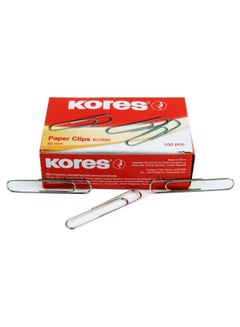 Kores KORES PAPER CLIPS 50MM Silver 