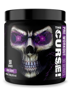 JNX Sports The Curse Pre-Workout Dark Grape Supplement 50 Servings  - Image 1