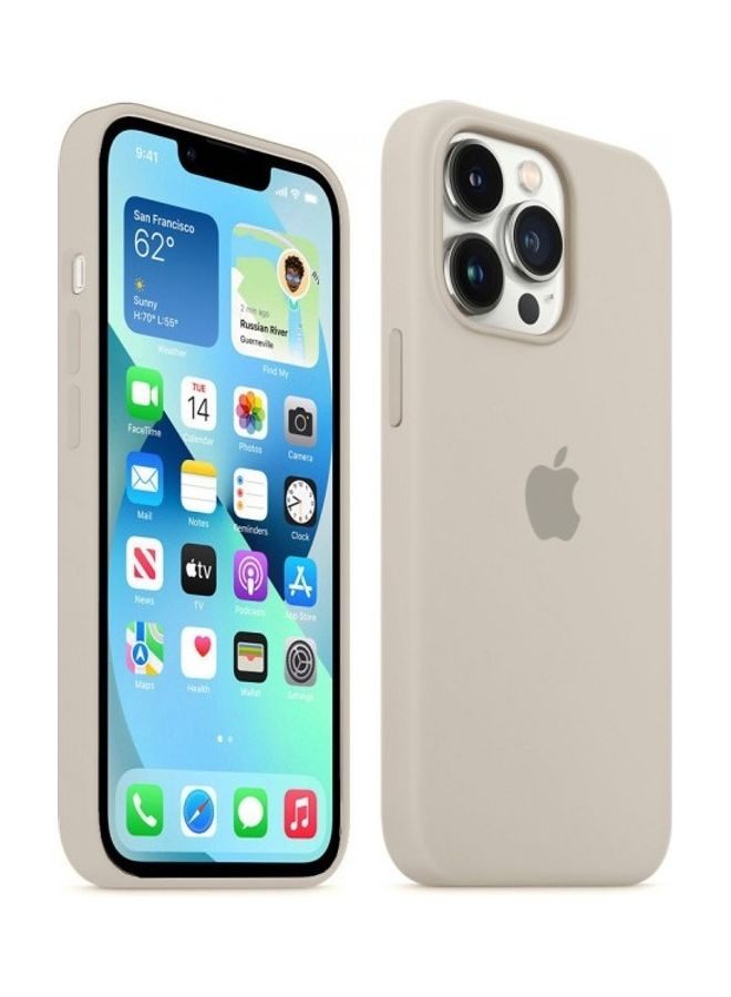 MARGOUN Protective Soft Silicone Case Cover for Apple iPhone 13 Pro Stone - Image 5