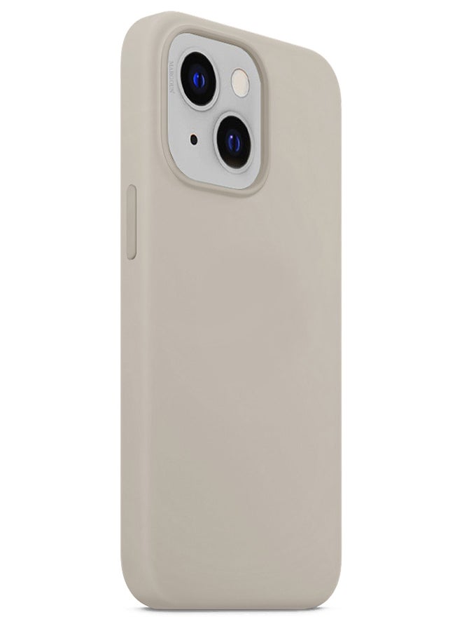 Protective Soft Silicone Case Cover for Apple iPhone 13 Stone