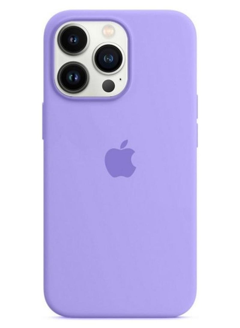 مارجون غطاء حماية واق ناعم من السيليكون لهاتف أبل آيفون 13 برو ماكس بنفسجي فاتح - Image 1