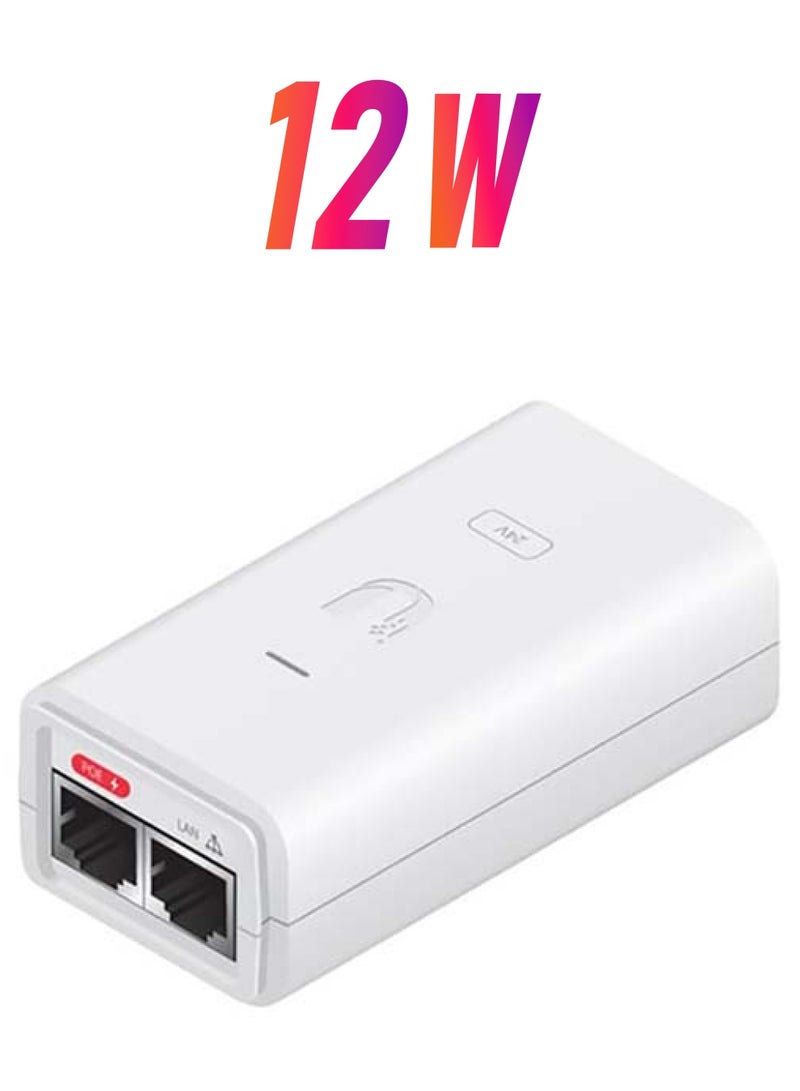 UBIQUITI POE-24-12W-G POE Injector White  - Image 1
