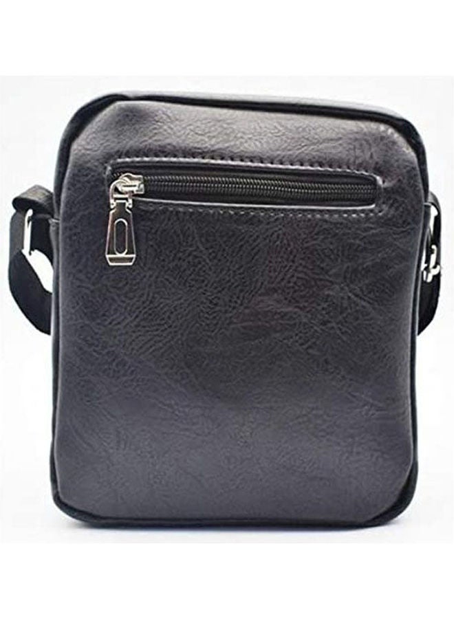 Jeep Buluo Leather Cross Body Bag BLack - Image 2
