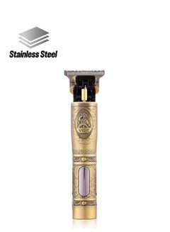 VGR V091 Professional Rechargeable Electric Hair Trimmer With Metal Blade Gold  - Image 1
