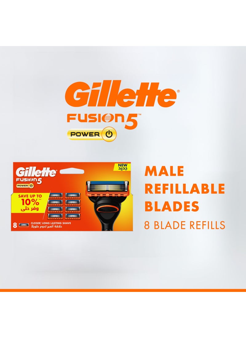 مجموعة شفرات فيوجن للحلاقة من 8 قطع - Image 2