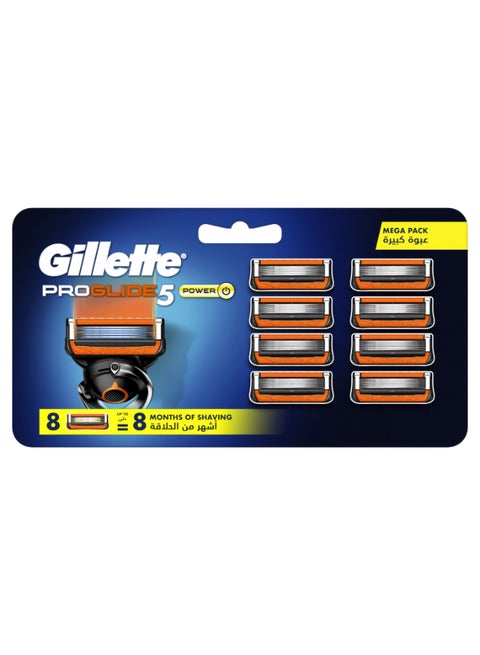 8 Pieces Pro Glide Power Blades