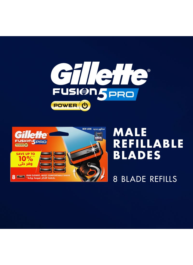 Gillette 8 Pieces Pro Glide Power Blades  - Image 2