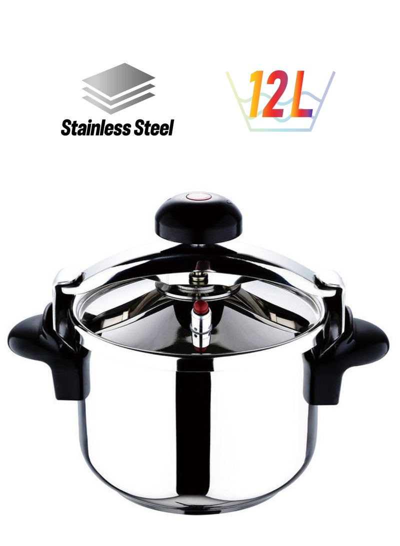 بيرجنر وعاء طهي بالضغط مصنوع من الستانلس ستيل من مونشن فضّي 26سم - Image 1