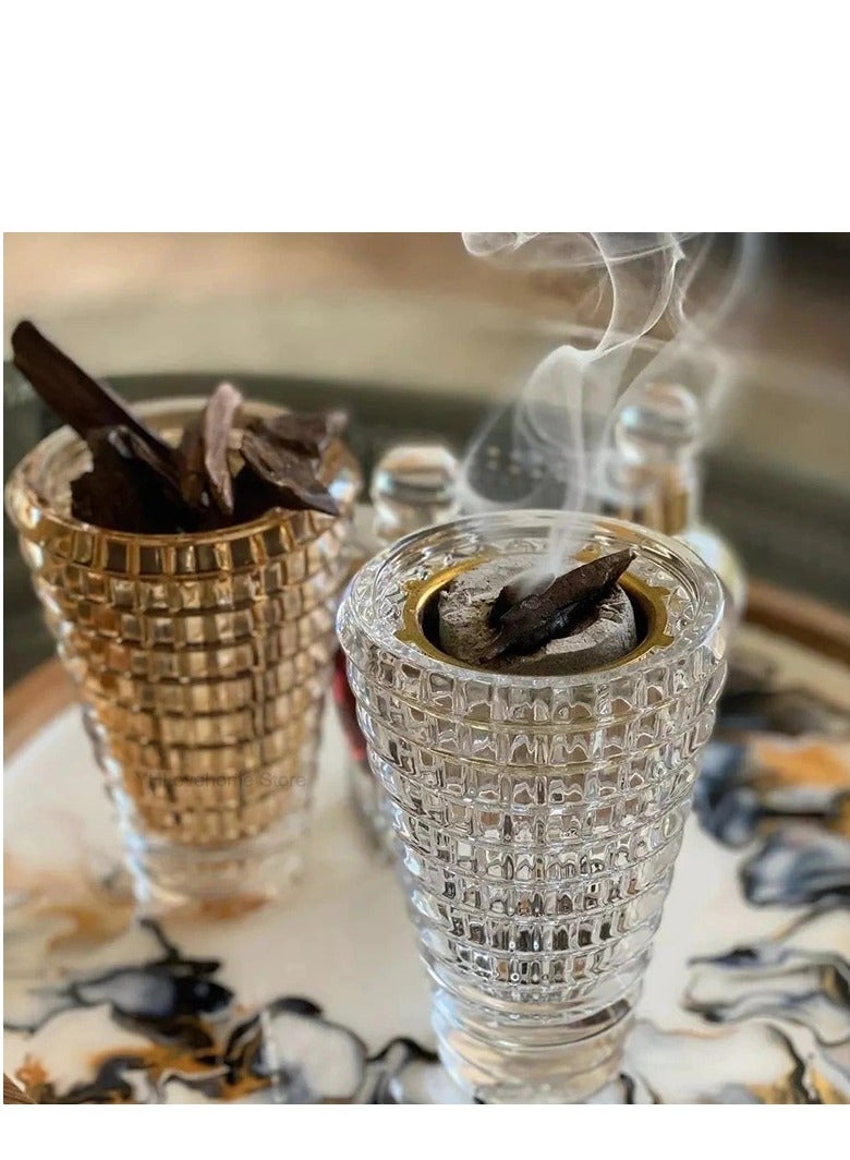 Crystal Finished Madkhan Bakhoor with Incense Burner Clear 15cm - https://f.nooncdn.com/p/pnsku/N52324551A/45/_/1703080906/b34b82bb-4735-4142-a076-94c9ba579ac6.jpg?width=original
