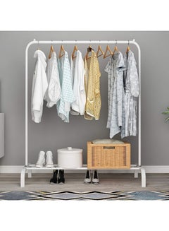 ALMUFARREJ Clothes Organizer And Holder Metal Stand White 110X40X150cm  - Image 4