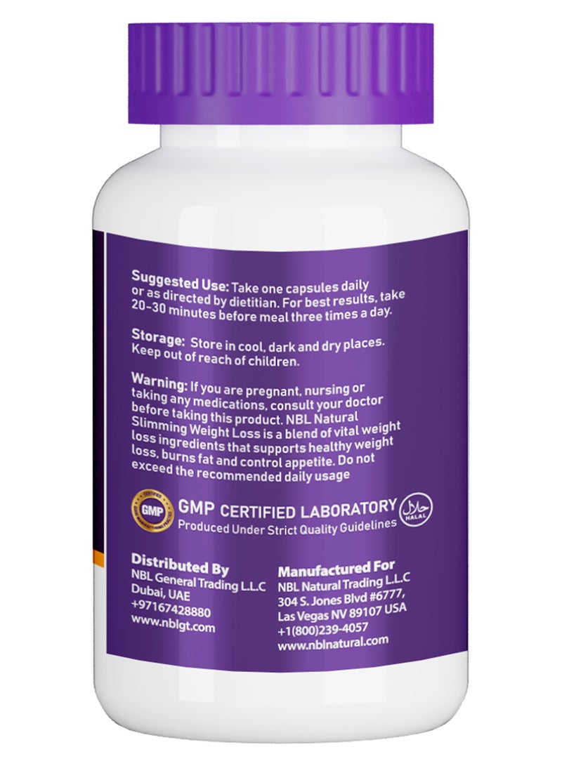 NBL Natural - Slimming Weight Loss 60 Capsules - Image 1