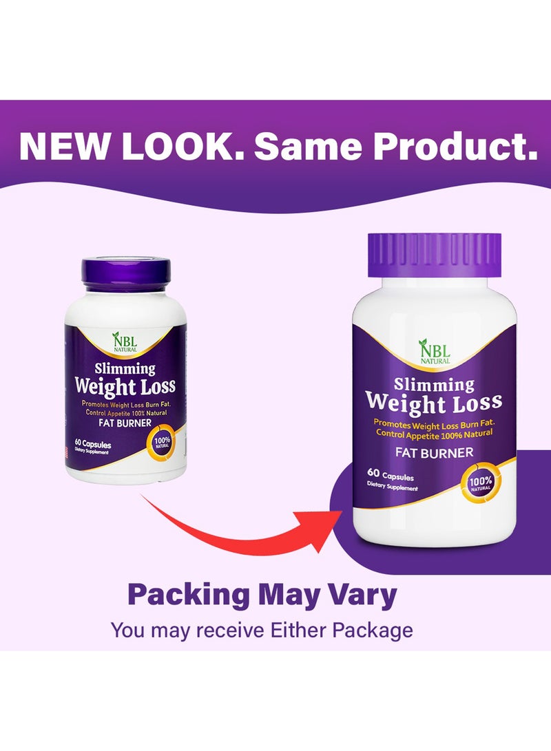 NBL Natural Slimming Weight Loss 60 Capsules - Image 2