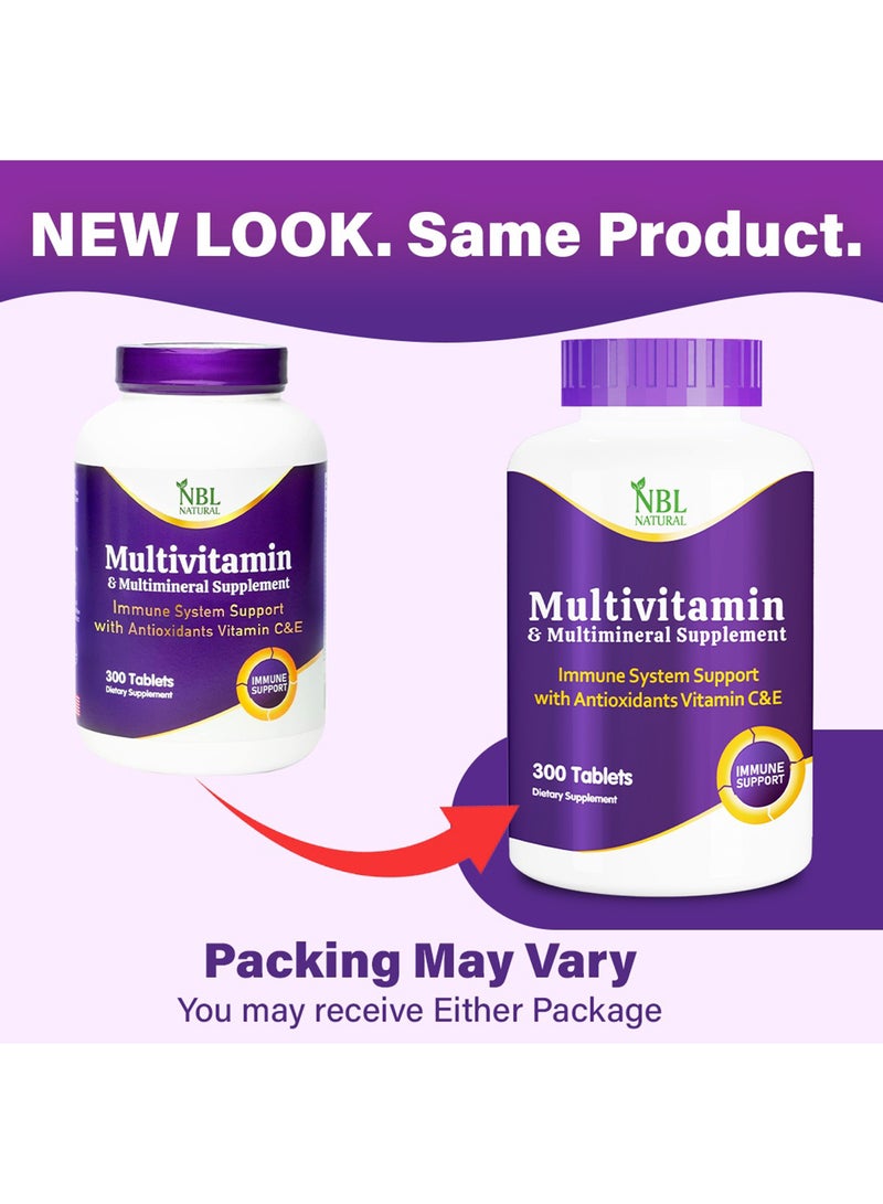NBL Natural - Multivitamin For Women And Men 300 Tablets - Image 1