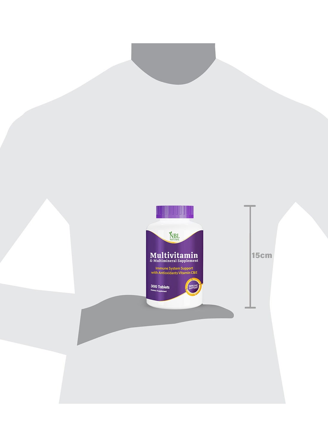 Nbl Natural Multivitamin For Women & Men Tablets 300 'S