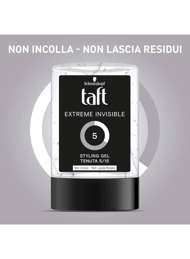 taft Gel Man Extreme Invisible Power Gel Multicolour 300ml  - Image 3
